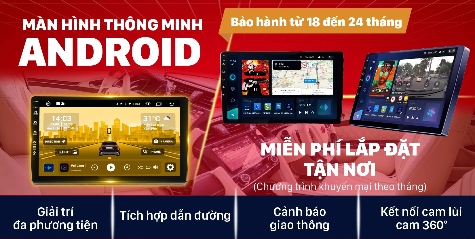 Màn Hình Android Ô Tô