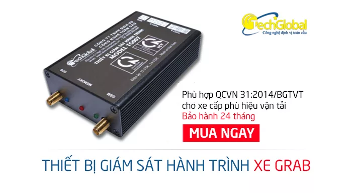 Thiết bị giám sát hành trình xe grab taxi tại TPHCM
