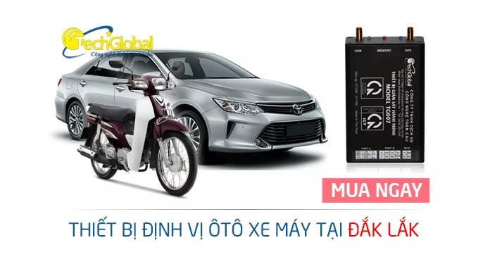 Thiết bị định vị tại Đắk Lắk lắp cho xe ôtô xe máy