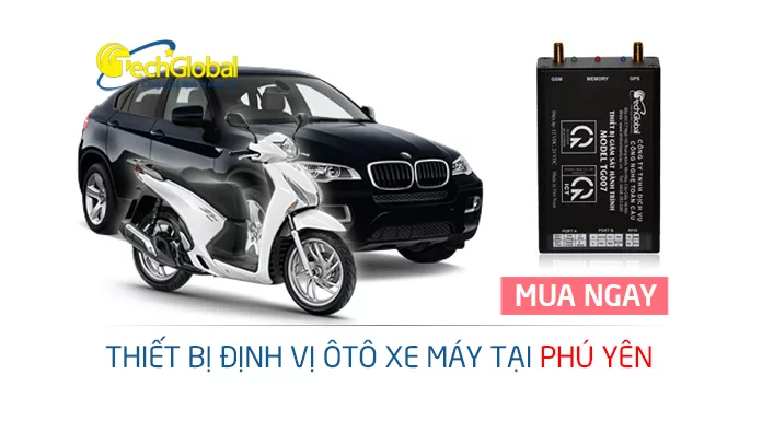 Thiết bị định vị tại Phú Yên gắn cho xe máy ôtô