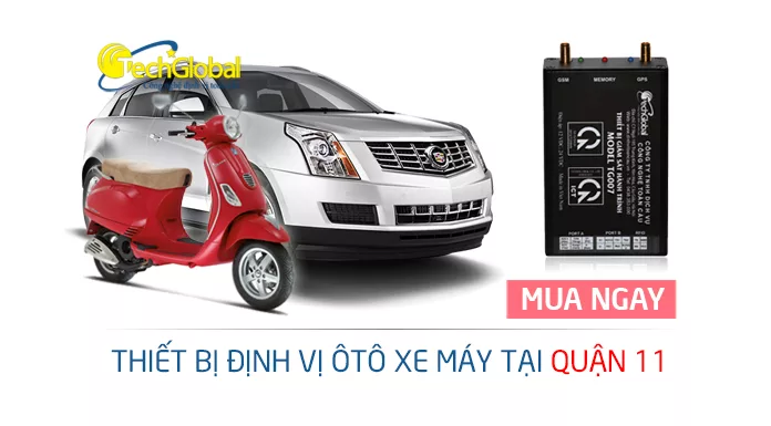 Gắn thiết bị định vị GPS tại quận 11 TPHCM