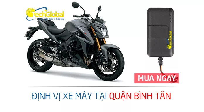 Gắn định vị xe máy tại quận Bình Tân