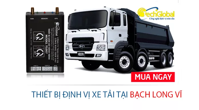 Lắp định vị xe tải tại Bạch Long Vĩ Hải Phòng