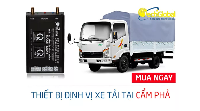 Lắp định vị xe tải tại Cẩm Phả Quảng Ninh