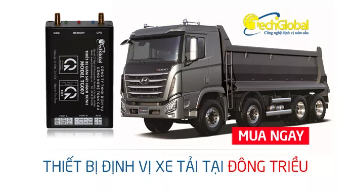 Lắp định vị xe tải tại Đông Triều Quảng Ninh