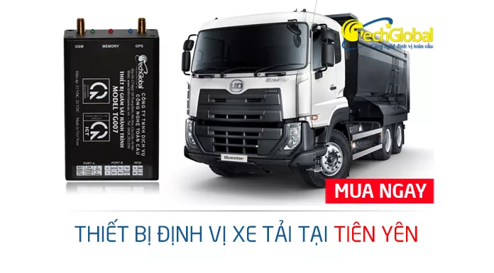Lắp định vị xe tải tại Tiên Yên Quảng Ninh