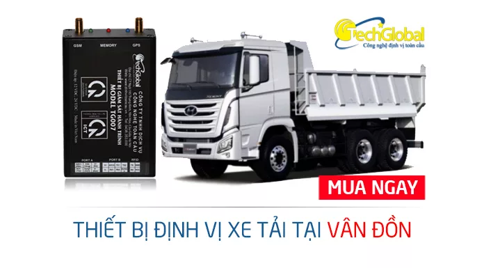 Lắp định vị xe tải tại Vân Đồn Quảng Ninh