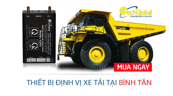 Gắn định vị xe tải tại quận Bình Tân TPHCM