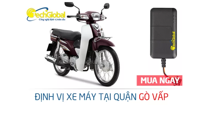 Gắn định vị xe máy tại quận Gò Vấp TPHCM