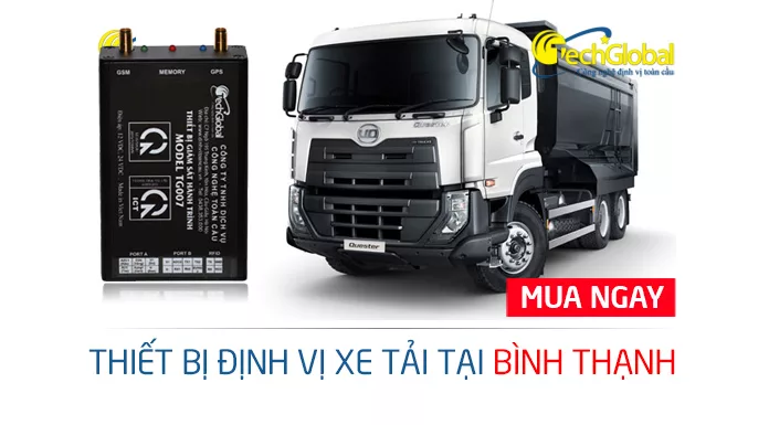 Gắn định vị xe tải tại quận Bình Thạnh TPHCM