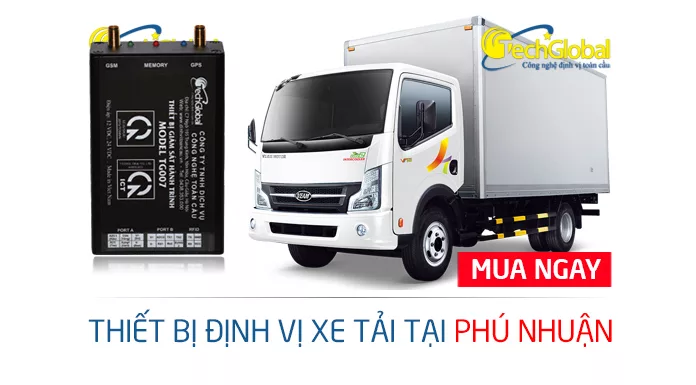 Gắn định vị xe tải tại quận Phú Nhuận TPHCM