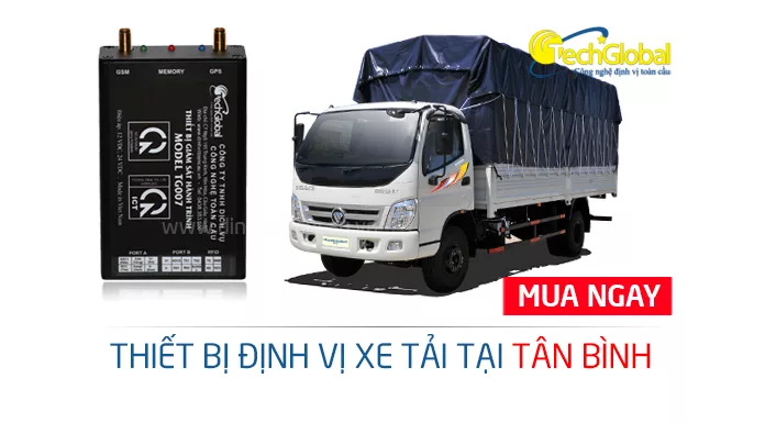 Gắn định vị xe tải tại quận Tân Bình TPHCM