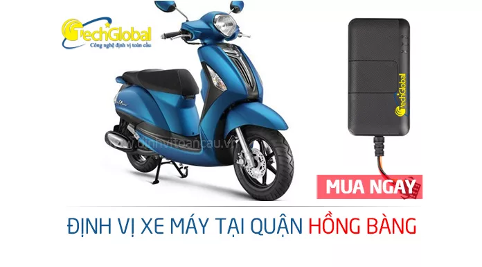 Lắp định vị xe máy tại quận Hồng Bàng Hải Phòng