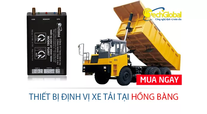Lắp định vị xe tải tại Hồng Bàng Hải Phòng