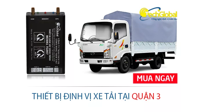 Gắn định vị xe tải tại quận 3 TPHCM