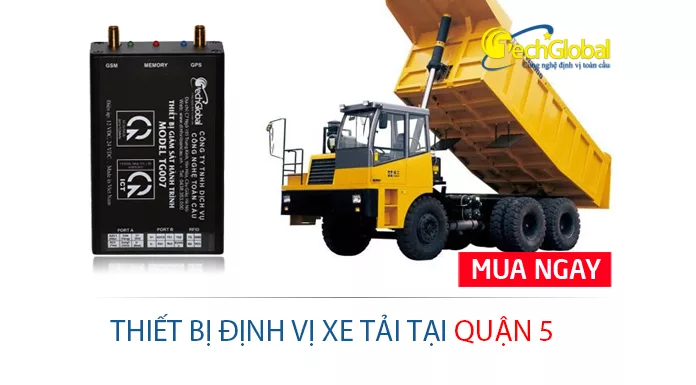 Gắn định vị xe tải tại quận 5 TPHCM