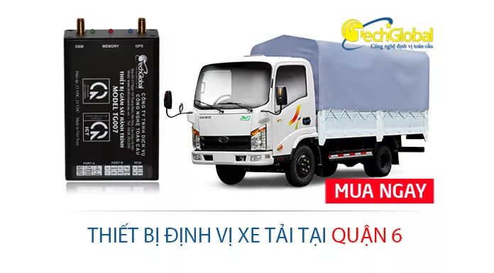 Gắn định vị xe tải tại quận 6 TPHCM