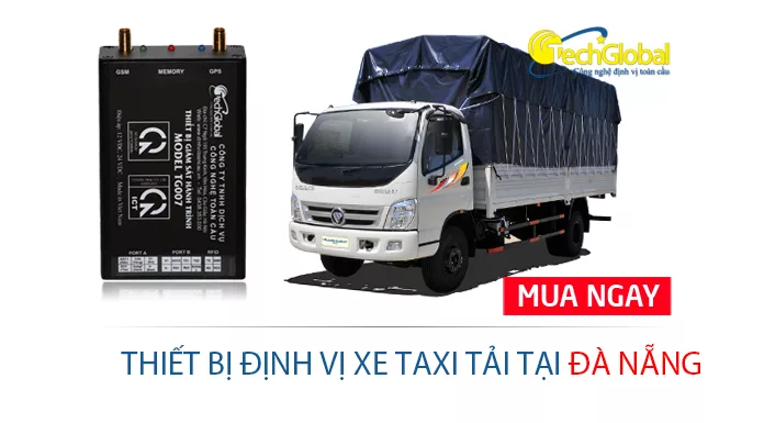 Lắp định vị xe taxi tải tại Đà Nẵng