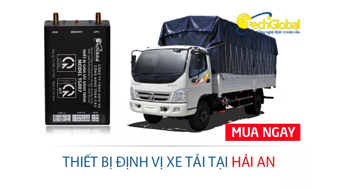 Lắp định vị xe tải tại Hải An Hải Phòng