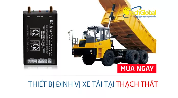 Lắp định vị xe tải tại Thạch Thất Hà Nội