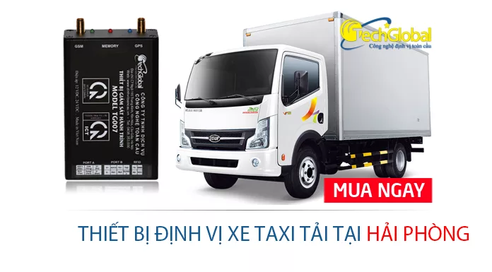 Định vị xe taxi tải tại Hải Phòng