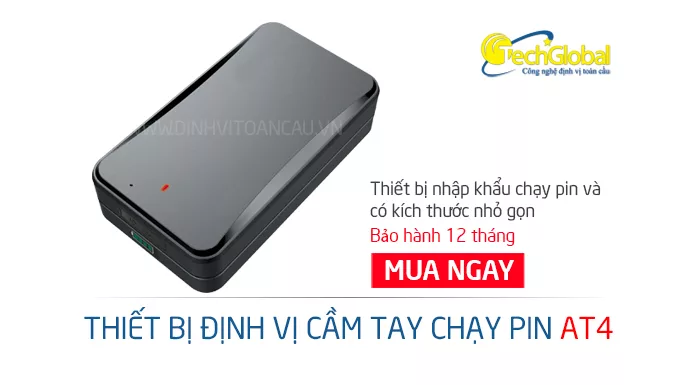 Định vị pin khủng 30 ngày AT4 - Dòng định vị chạy Pin bán chạy nhất hiện nay