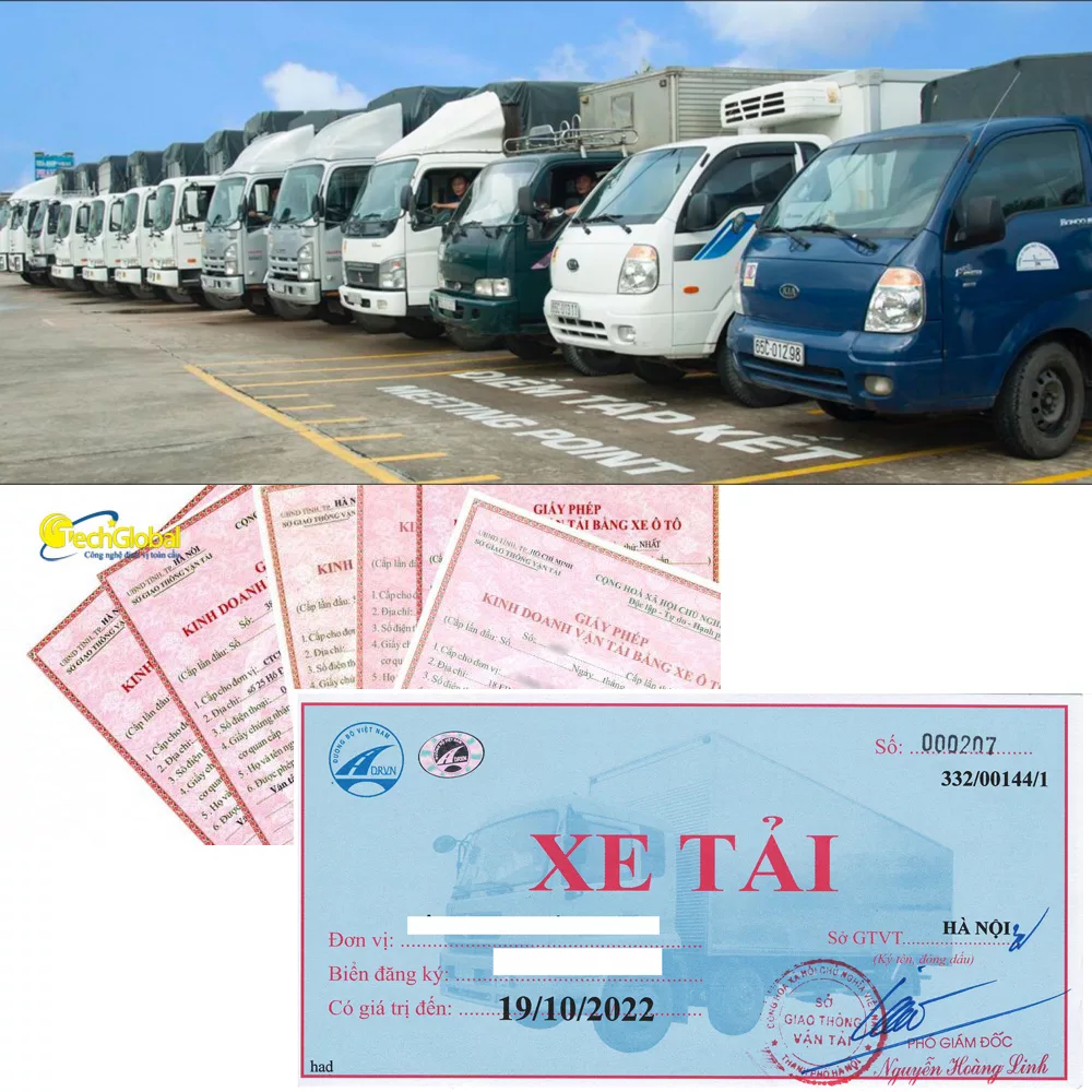 Phù hiệu vận tải cho xe tải tham gia kinh doanh vận tải