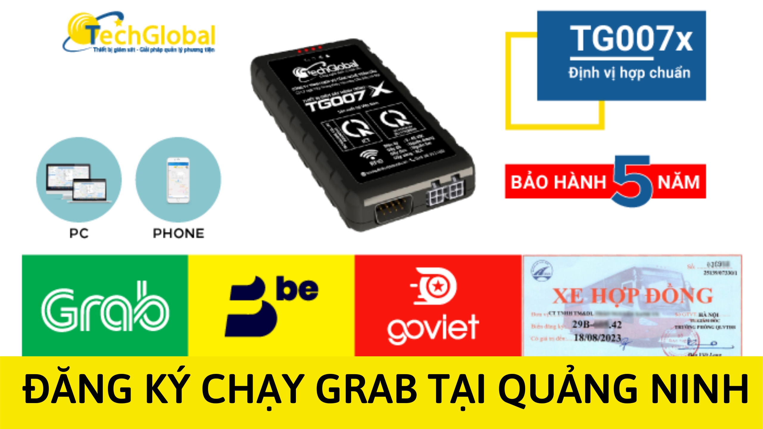 Đăng kí chạy Grab tại Quảng Ninh