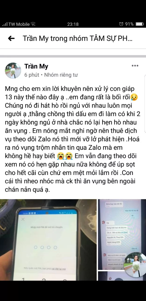 Đây là nick facebook ảo đăng lên để dẫn dụ nạn nhân