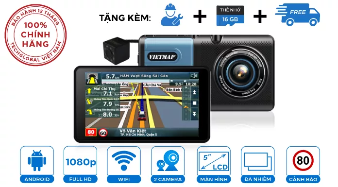 camera hành trình dẫn đường A50