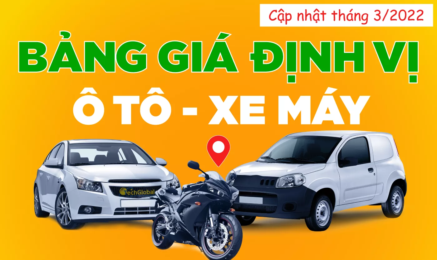 Bảng giá Thiết Bị Định Vị GPS Xe Máy Và Ô Tô - Cập nhật mới nhất