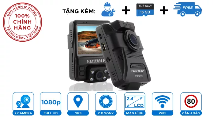 Camera hành trình vietmap c63
