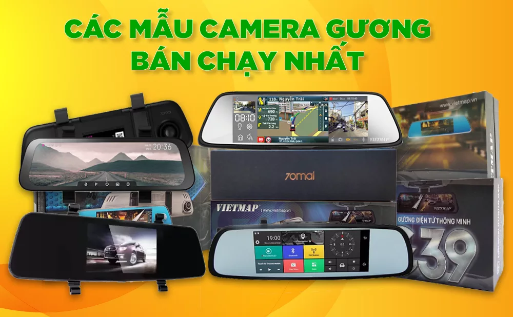 Top Các Mẫu Camera Hành Trình Dạng Gương Chiếu Hậu Bán Chạy Nhất Hiện Nay