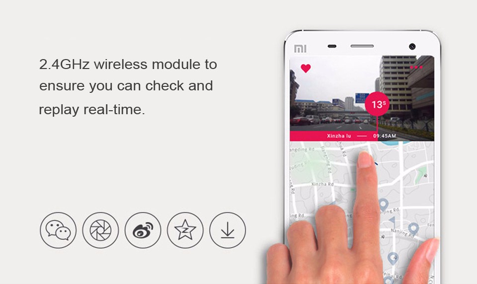 Yi 2k có kết nối Wifi không dây với điện thoại