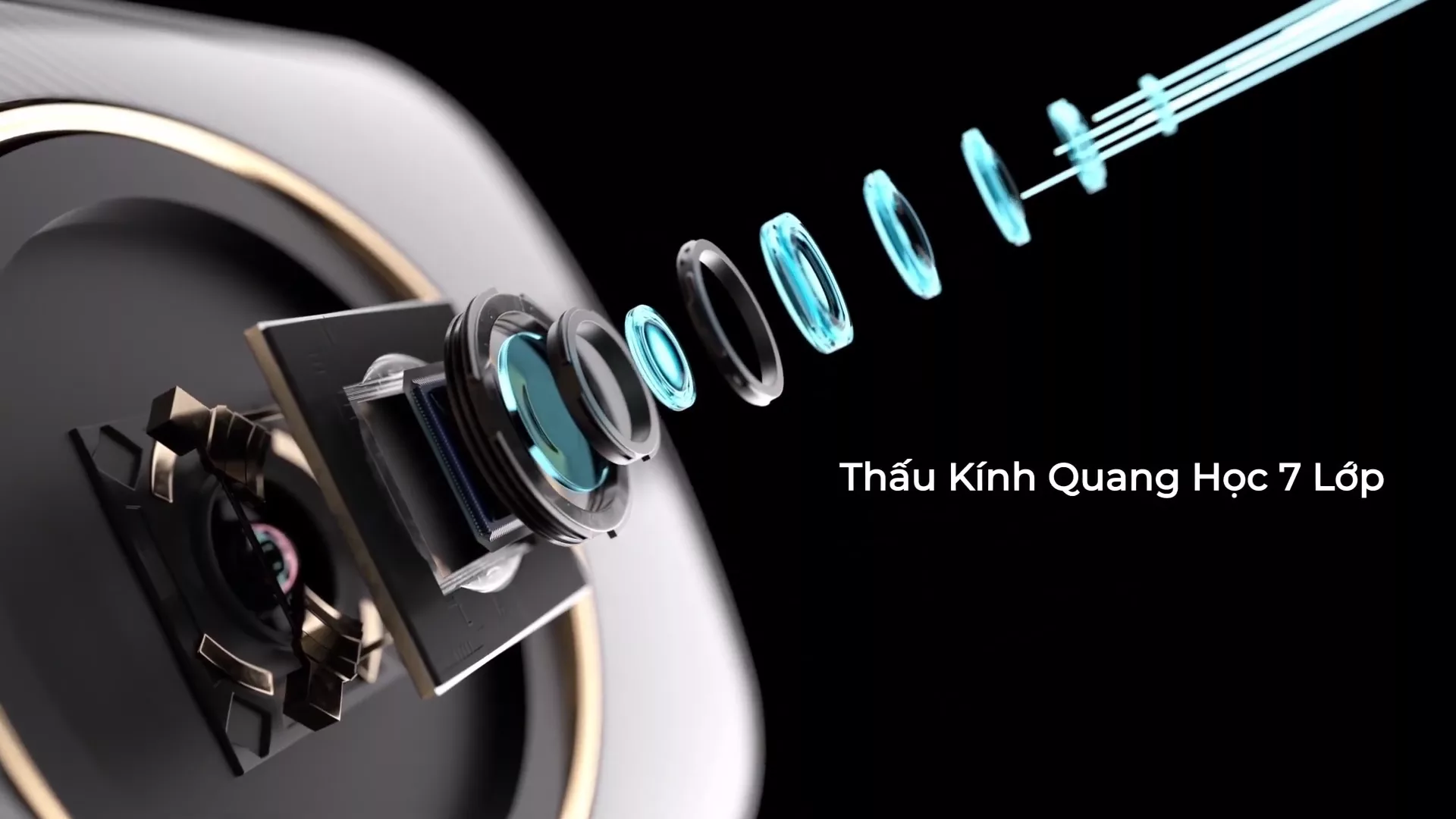 Thấu kính 7 lớp trên camera Vietmap TS-5K cho chất lượng ghi siêu nét