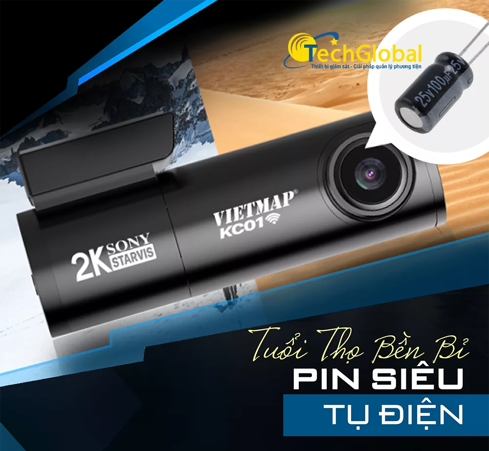 KC01 Sử dụng pin siêu tụ điện