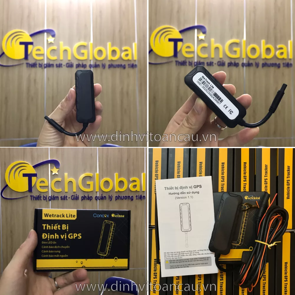 Hình ảnh thiết bị định vị Wetrack lite hợp quy GSM