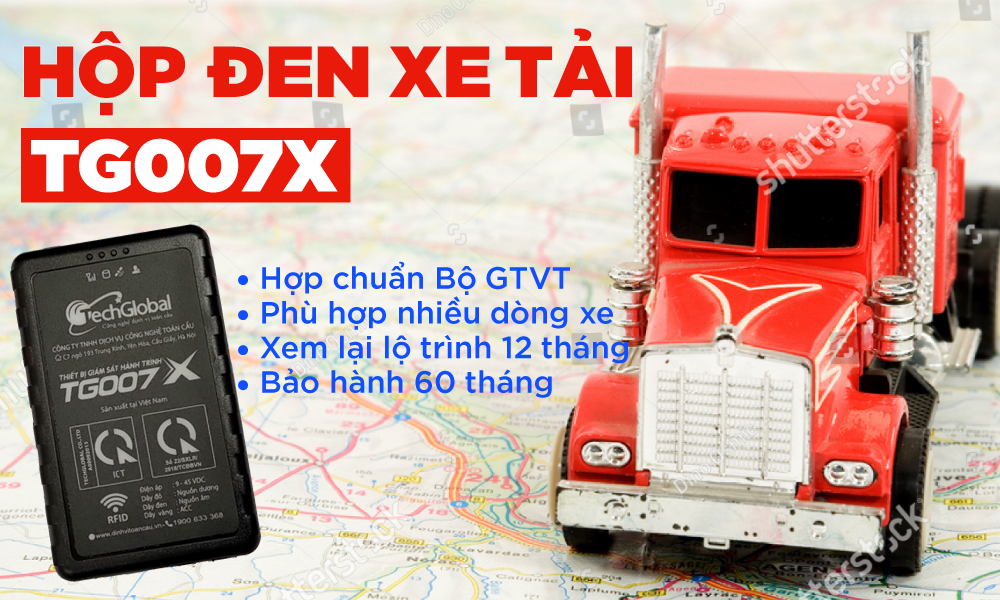 Hộp đen xe tải TG007X đang được nhiều người chọn mua