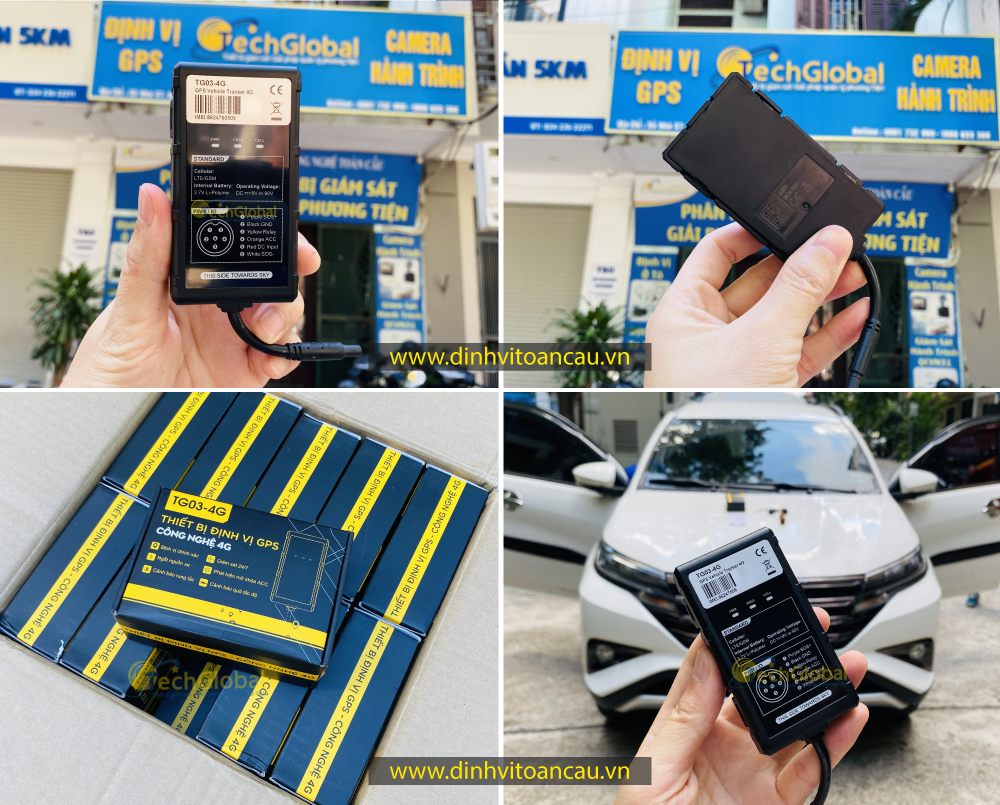 thiết bị định vị - giám sát hành trình xe Techglobal