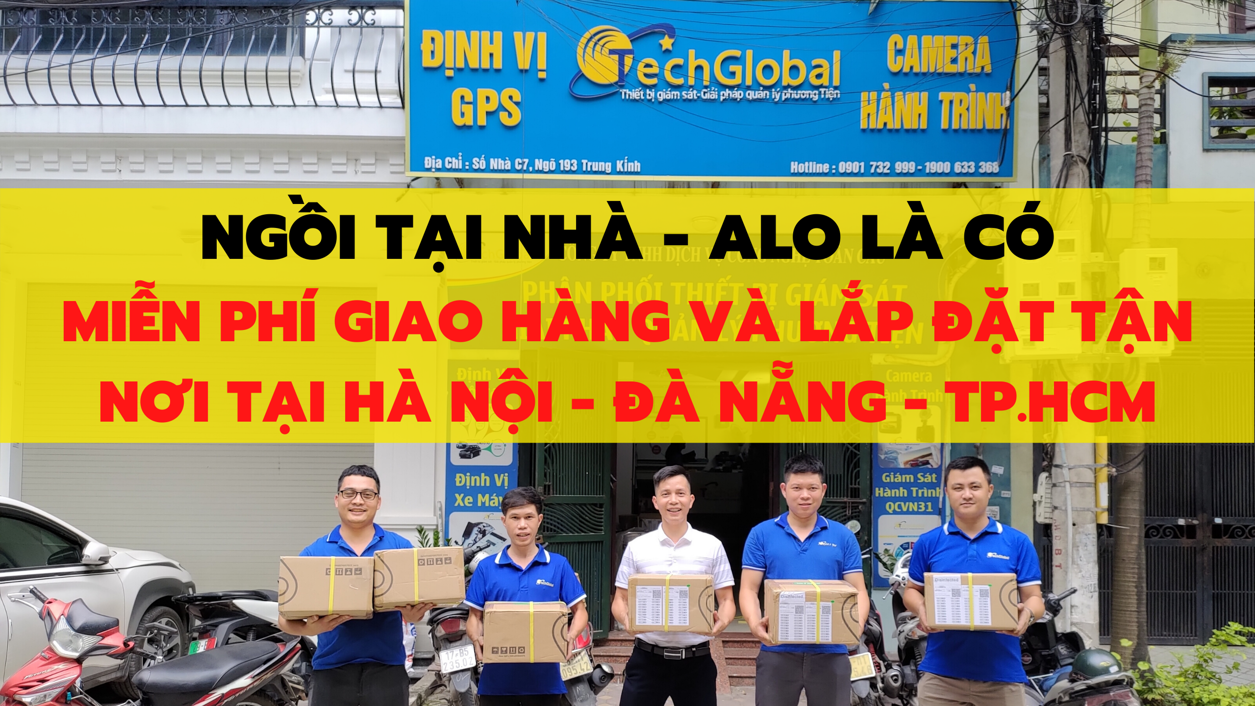 Miễn phí giao hàng và lắp đặt tận nơi