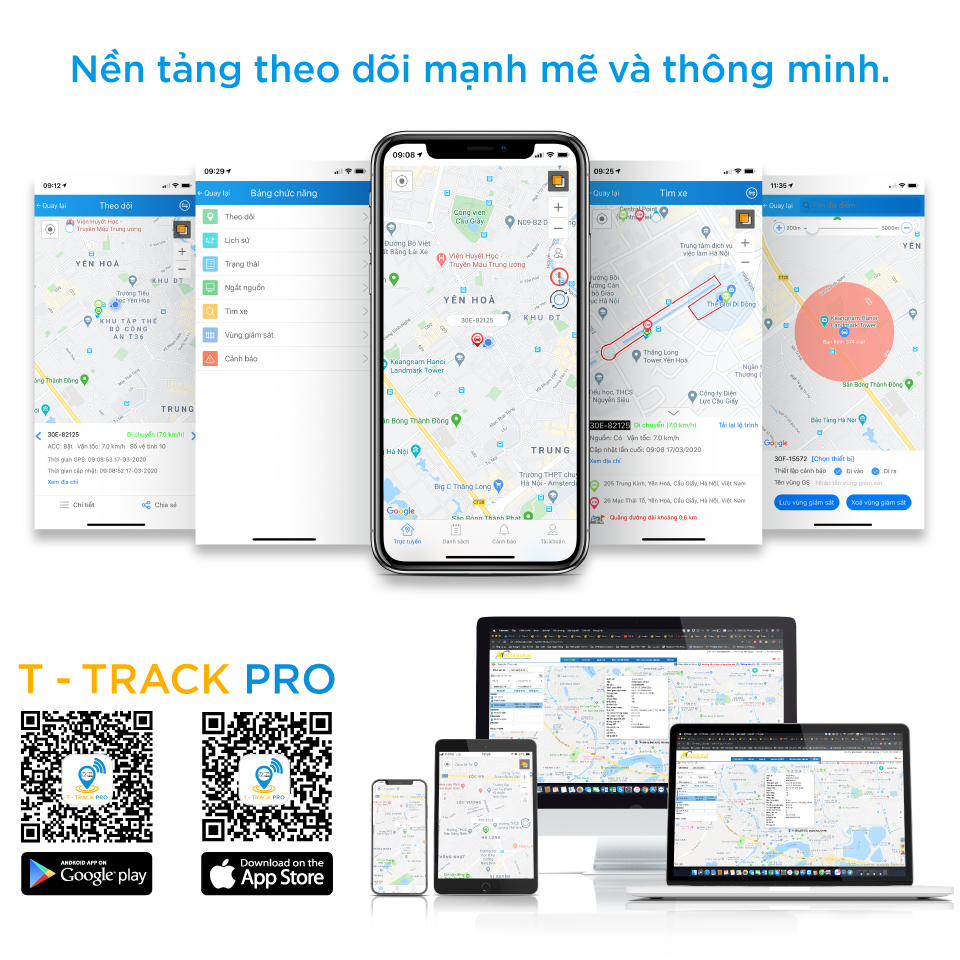 Nền tảng theo dõi mạnh mẽ và chuyên nghiệp
