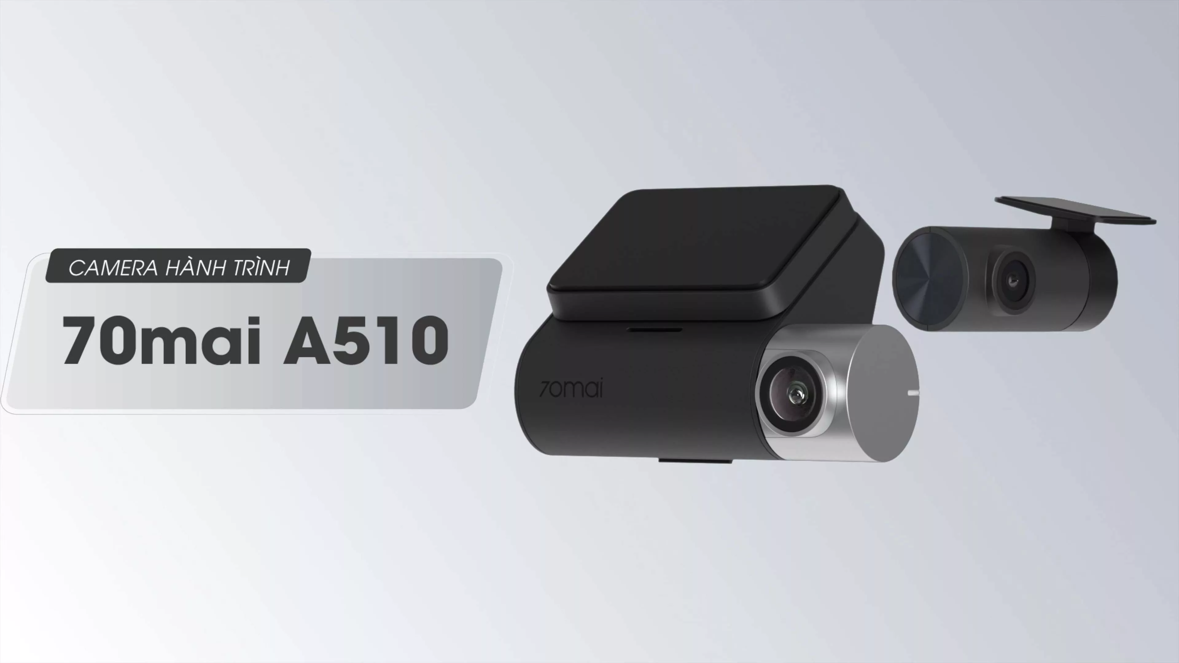 70mai A510 thiết kế thẩm mỹ, nhỏ gọn