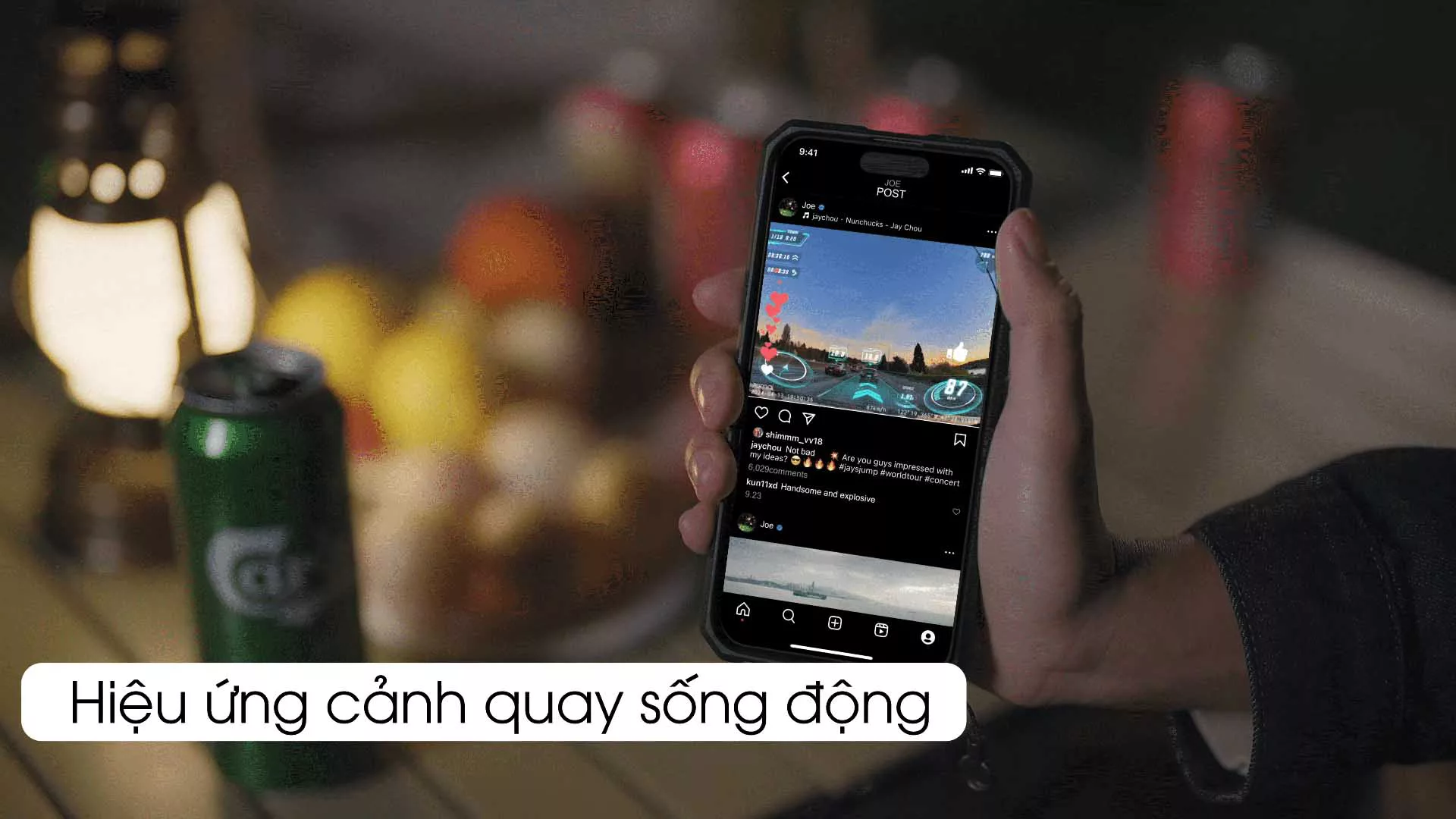 Hiệu ứng video sinh động trên 70mai A510