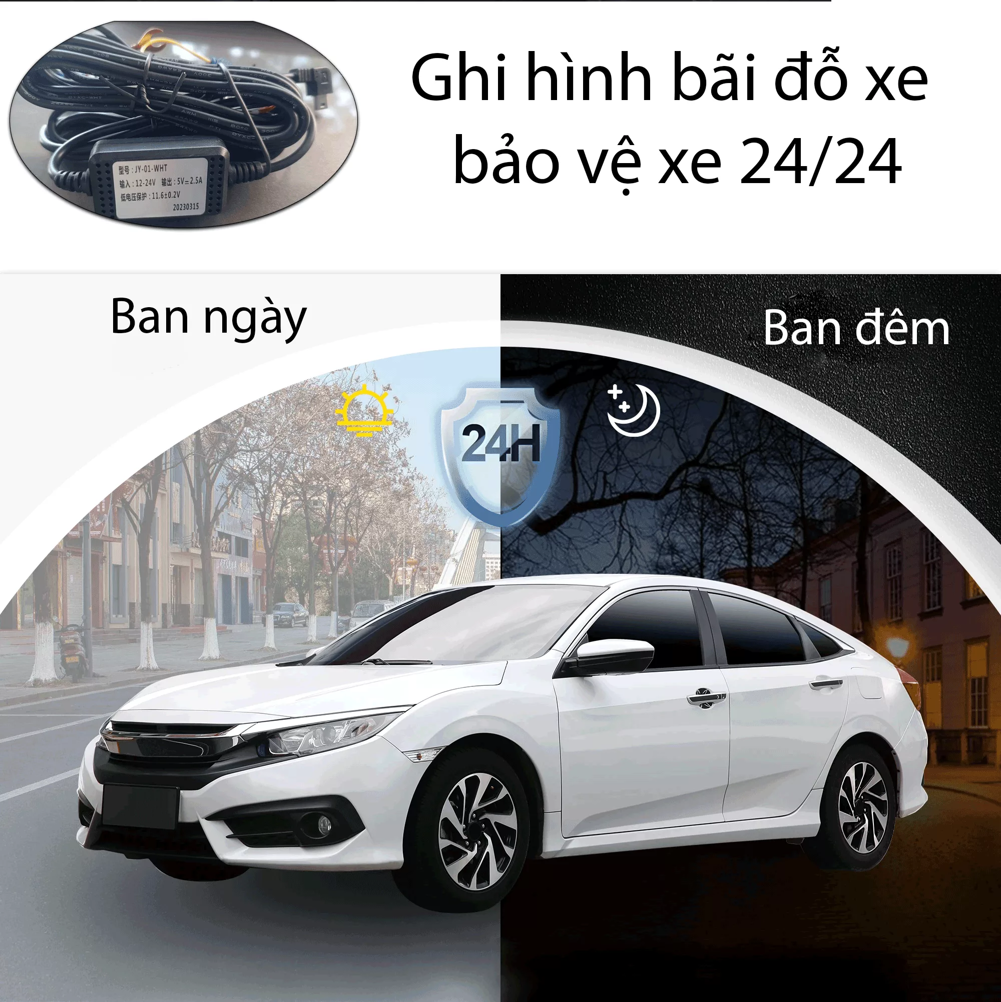 camera hanh trinh v23 bai do xe