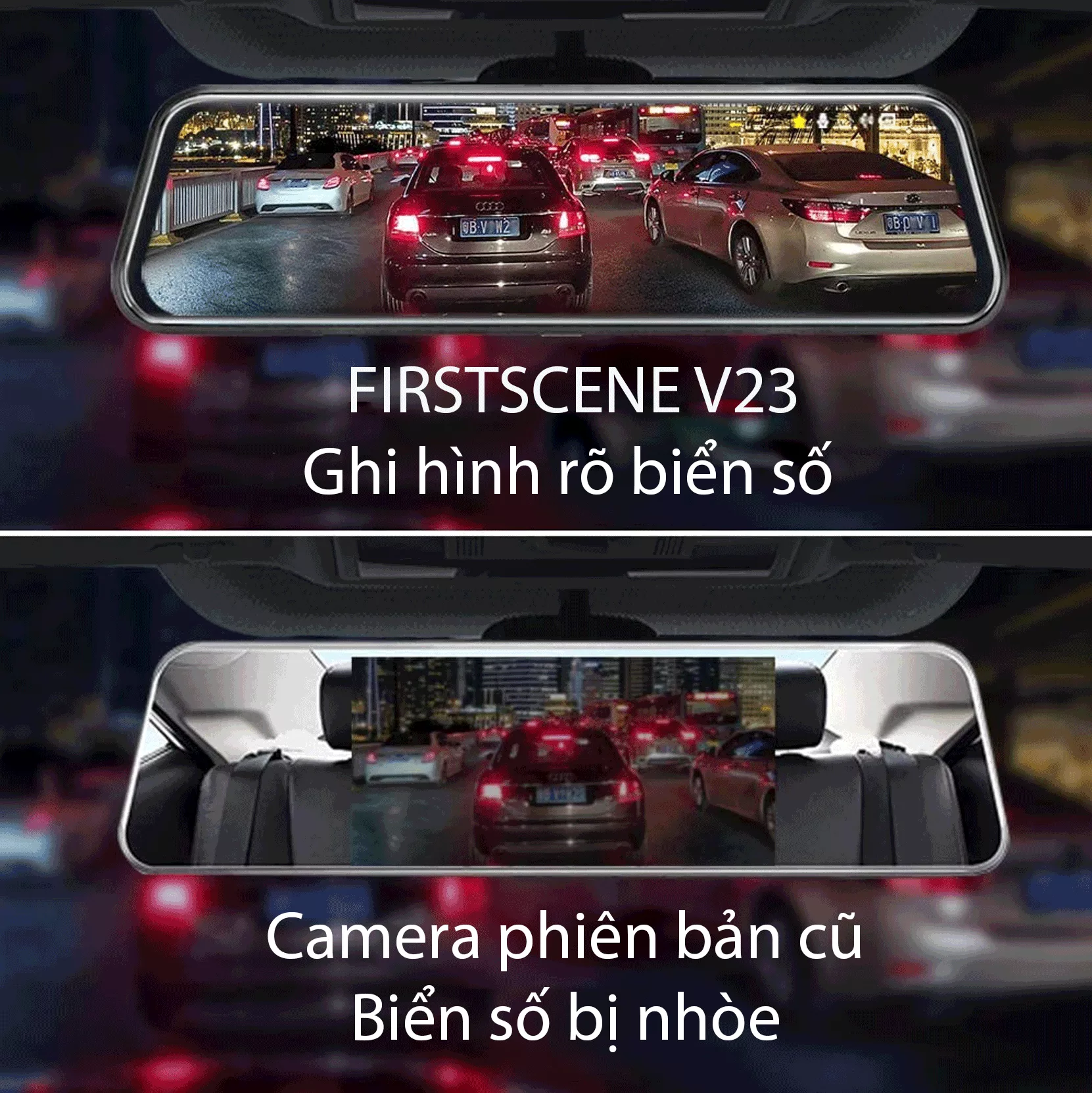 camera hanh trinh v23 bien so