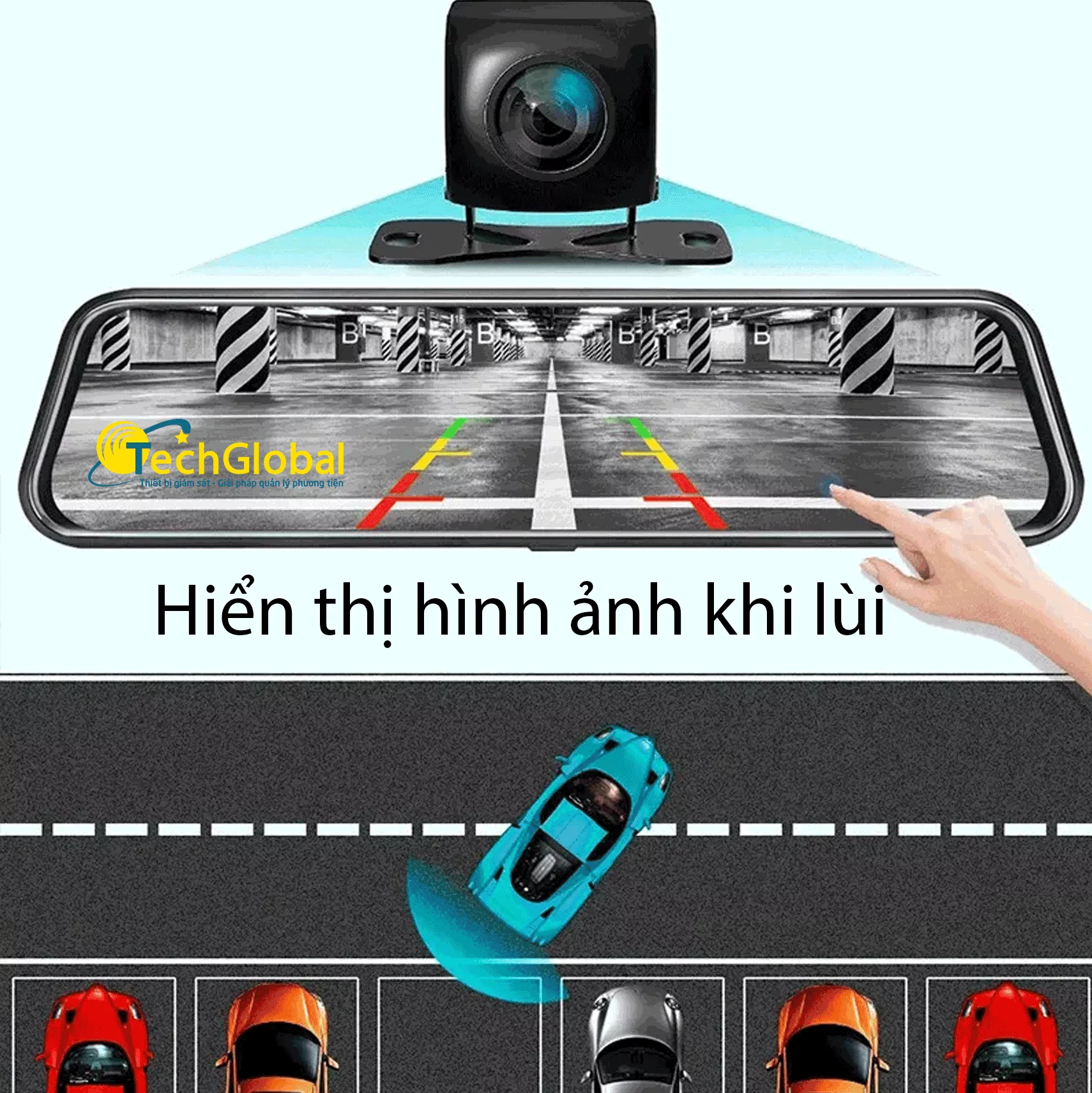 camera hanh trinh v23 lui