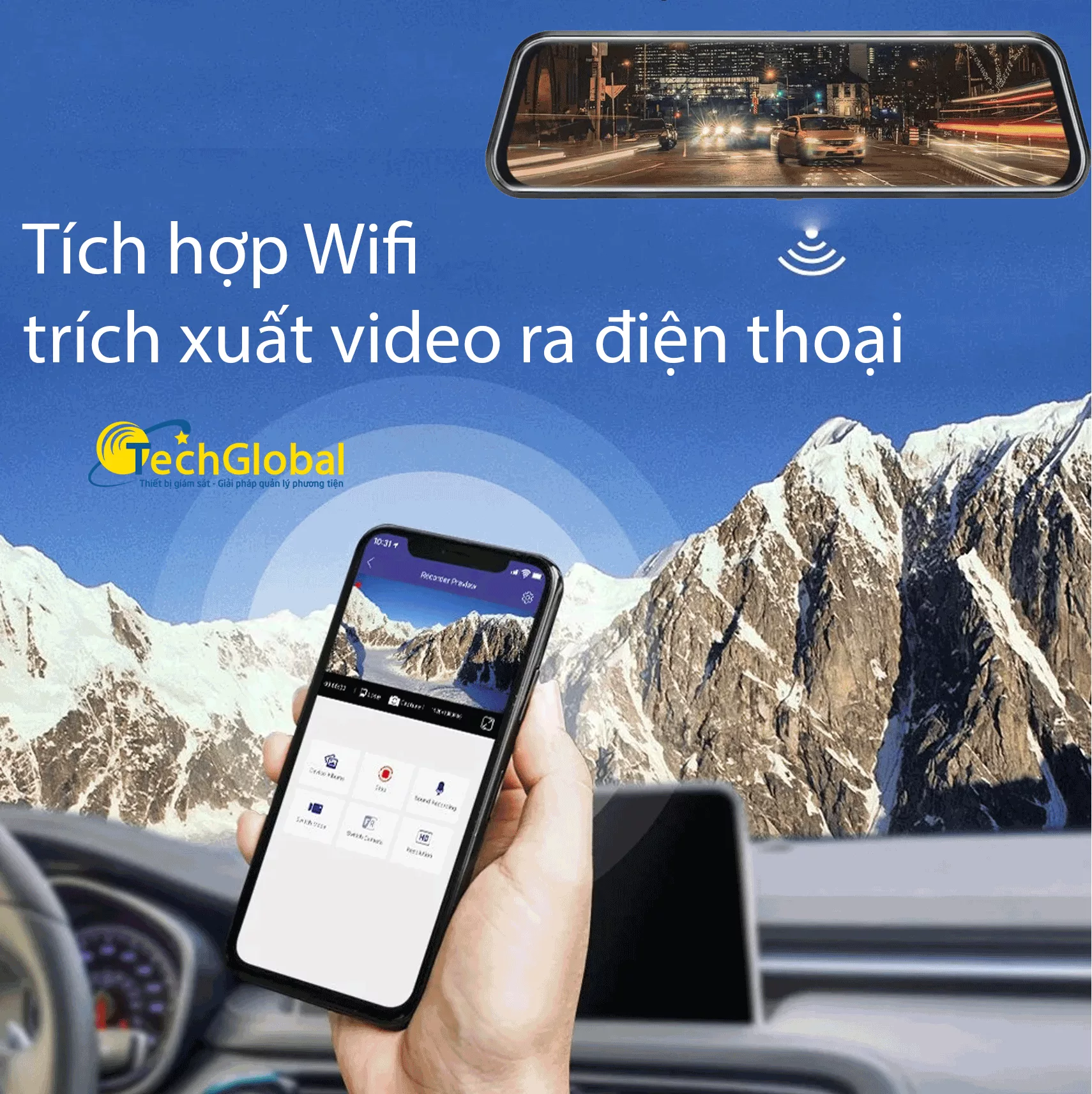 camera hanh trinh v23 wifi