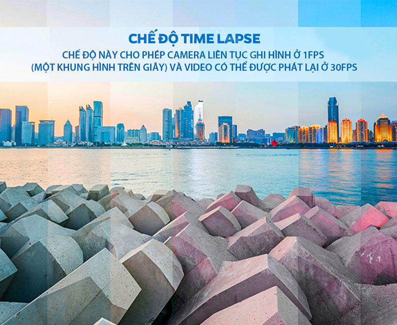 Camera Hành Trình Vietmap C62S Phiên Bản Mới được tích hợp chế độ ghi hình time lapse
