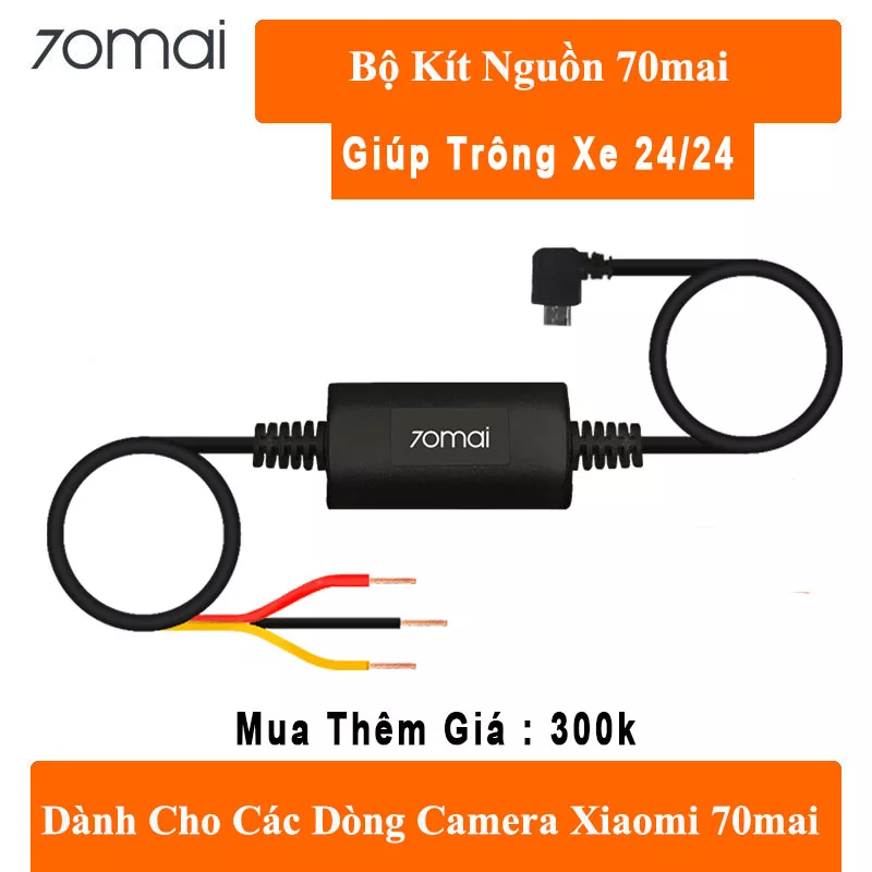 Bộ kit nguồn để ghi hình đỗ xe của 70mai A500S