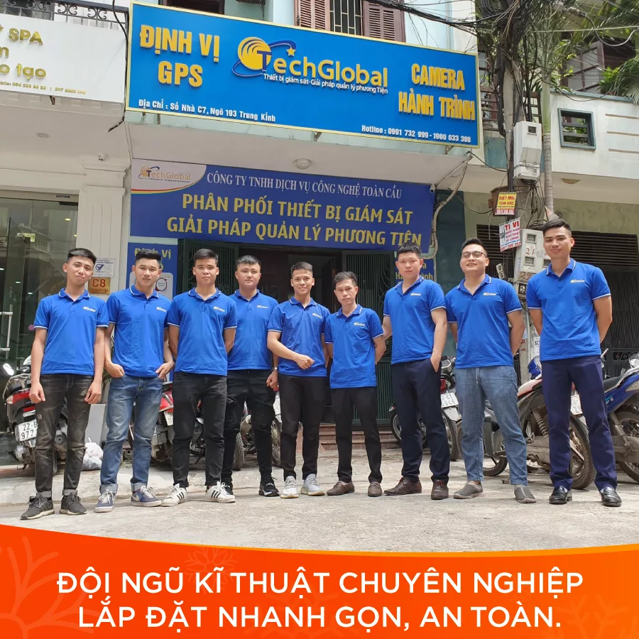 Đội ngũ kỹ thuật chuyên nghiệp lắp đặt nhanh gọn và an toàn